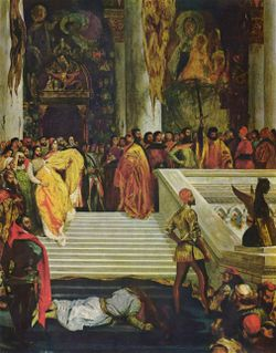 L'excution de Marino Faliero par Delacroix, 1827